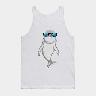 Dolphin Sunglasses Tank Top